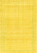 Machine Washable Abstract Yellow Modern Rug, wshabs2145yw