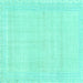 Square Abstract Turquoise Modern Rug, abs2145turq