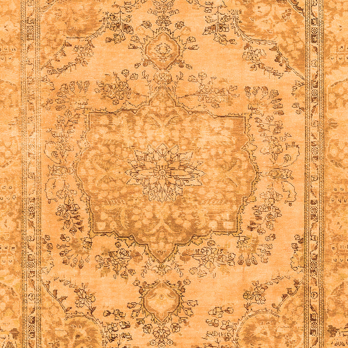 Machine Washable Abstract Orange Modern Area Rugs, wshabs2146org