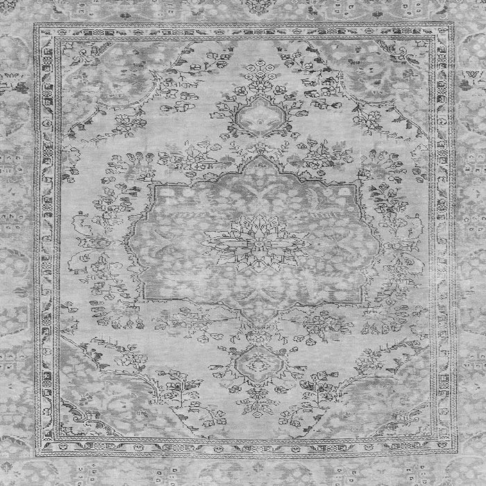 Square Abstract Gray Modern Rug, abs2146gry