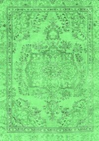 Abstract Emerald Green Modern Rug, abs2146emgrn