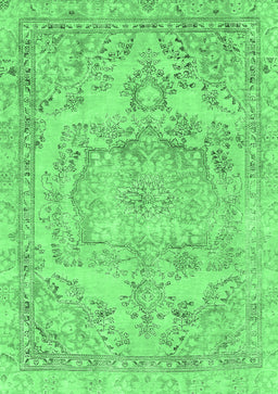 Abstract Emerald Green Modern Rug, abs2146emgrn