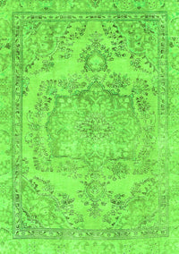 Abstract Green Modern Rug, abs2146grn