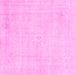 Square Abstract Pink Modern Rug, abs2147pnk