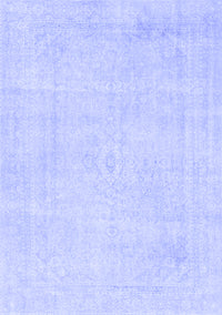 Abstract Blue Modern Rug, abs2147blu