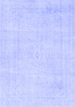Abstract Blue Modern Rug, abs2147blu