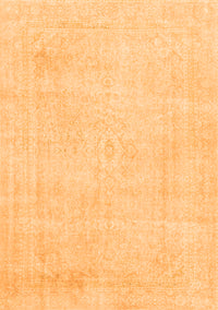 Abstract Orange Modern Rug, abs2147org