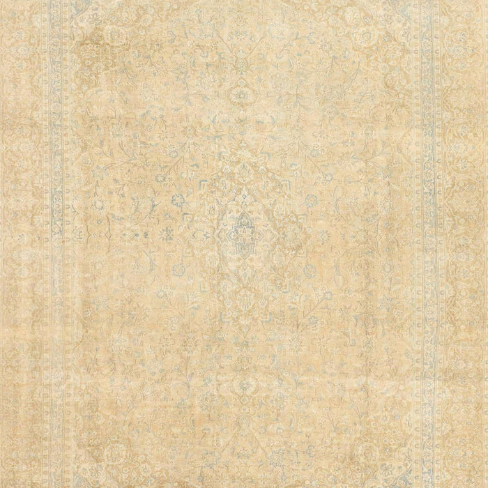 Machine Washable Abstract Brown Gold Rug, wshabs2147