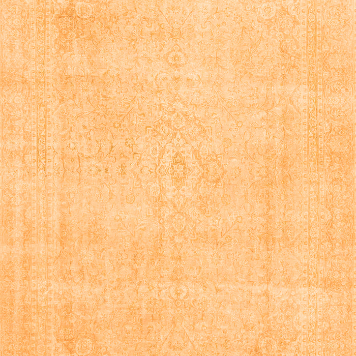 Machine Washable Abstract Orange Modern Area Rugs, wshabs2147org