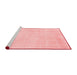 Modern Red Washable Rugs