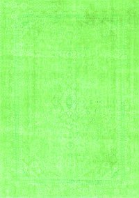 Abstract Green Modern Rug, abs2147grn