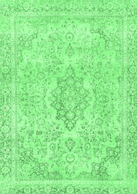 Abstract Emerald Green Modern Rug, abs2148emgrn