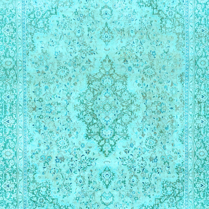 Abstract Light Blue Modern Rug, abs2148lblu