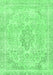 Machine Washable Abstract Emerald Green Modern Area Rugs, wshabs2148emgrn