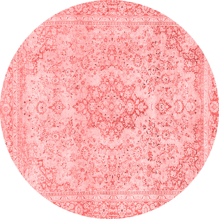 Machine Washable Abstract Red Modern Rug, wshabs2148red