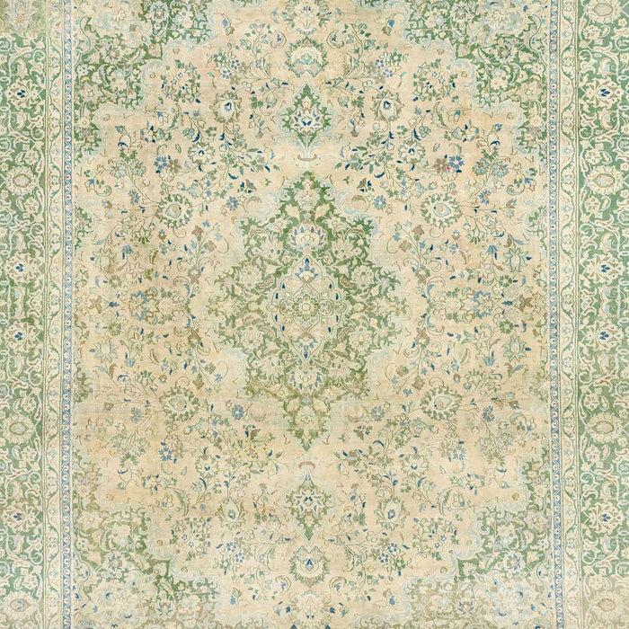 Abstract Olive Green Modern Rug, abs2148