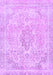 Machine Washable Abstract Purple Modern Area Rugs, wshabs2148pur