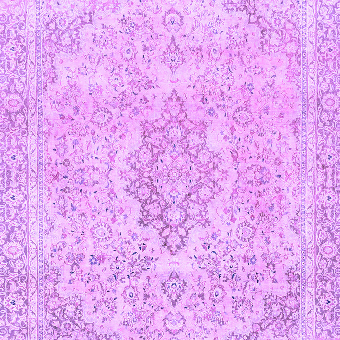 Machine Washable Abstract Purple Modern Area Rugs, wshabs2148pur