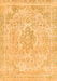 Abstract Orange Modern Rug, abs2148org