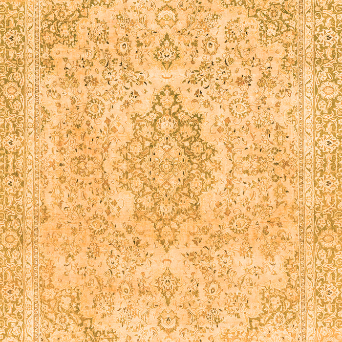 Abstract Orange Modern Rug, abs2148org