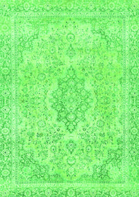 Abstract Green Modern Rug, abs2148grn