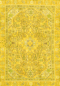 Abstract Yellow Modern Rug, abs2149yw