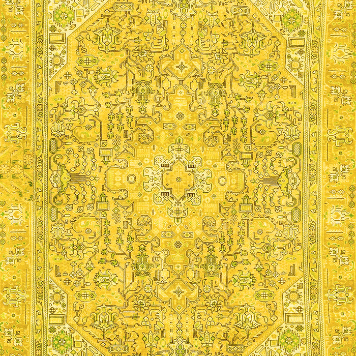 Abstract Yellow Modern Rug, abs2149yw