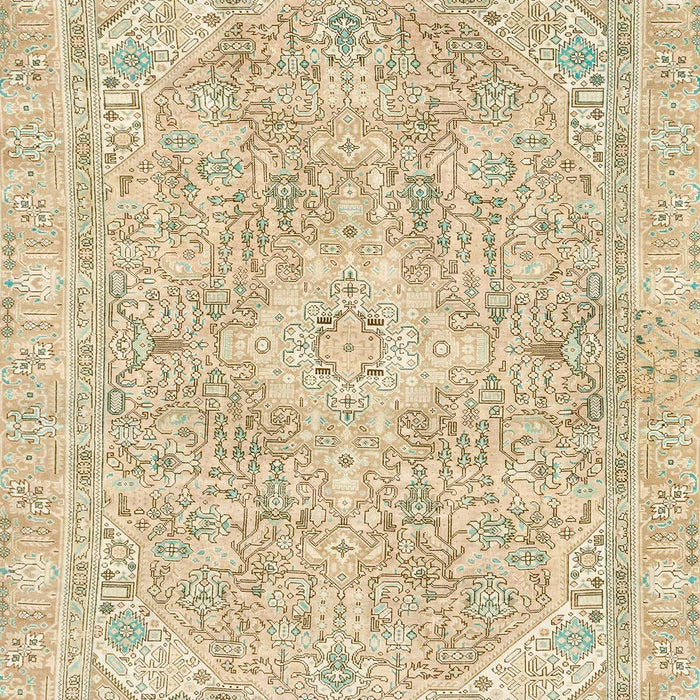 Abstract Khaki Gold Modern Rug, abs2149