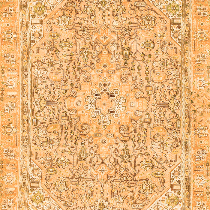 Abstract Orange Modern Rug, abs2149org