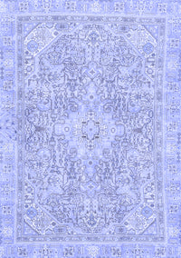 Abstract Blue Modern Rug, abs2149blu