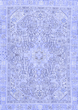 Abstract Blue Modern Rug, abs2149blu