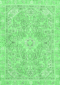 Abstract Emerald Green Modern Rug, abs2149emgrn