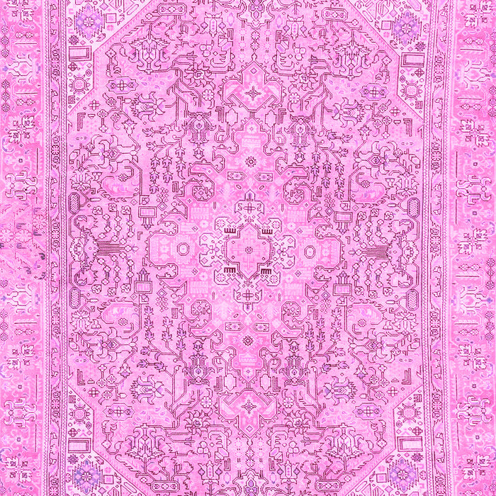 Machine Washable Abstract Pink Modern Rug, wshabs2149pnk