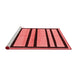 Modern Red Washable Rugs