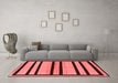 Modern Red Washable Rugs