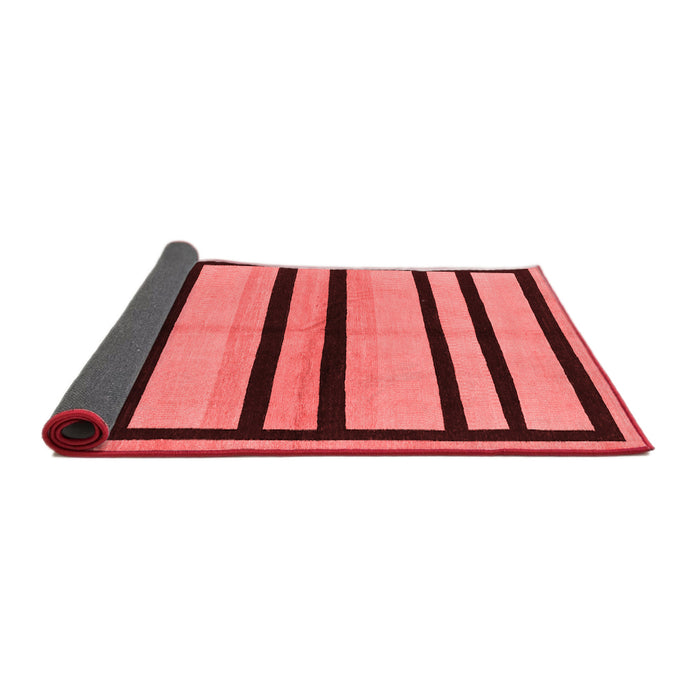Abstract Red Modern Area Rugs