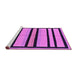 Sideview of Machine Washable Abstract Purple Modern Area Rugs, wshabs214pur