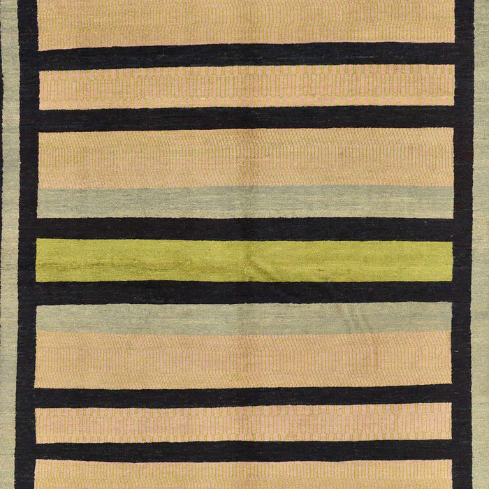 Machine Washable Abstract Dark Brown Rug, wshabs214