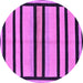 Round Machine Washable Abstract Purple Modern Area Rugs, wshabs214pur