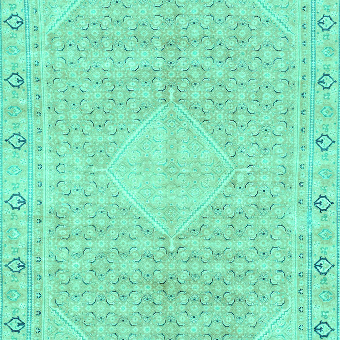 Abstract Turquoise Modern Rug, abs2150turq