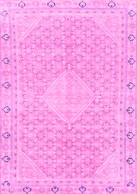 Abstract Pink Modern Rug, abs2150pnk