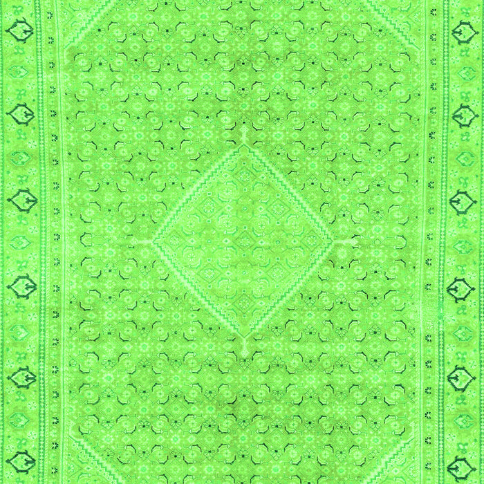 Machine Washable Abstract Green Modern Area Rugs, wshabs2150grn