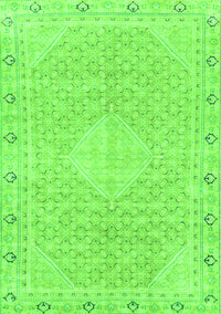 Abstract Green Modern Rug, abs2150grn