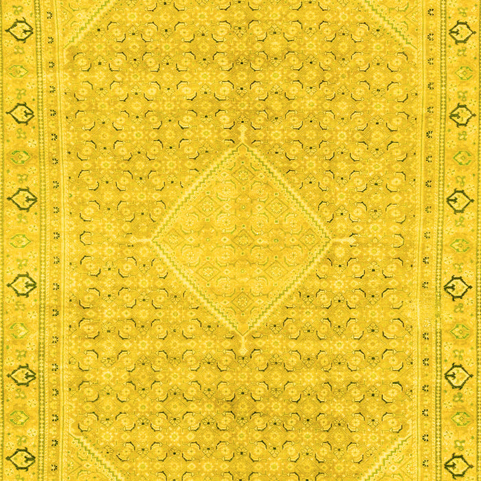 Abstract Yellow Modern Rug, abs2150yw
