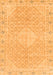 Abstract Orange Modern Rug, abs2150org