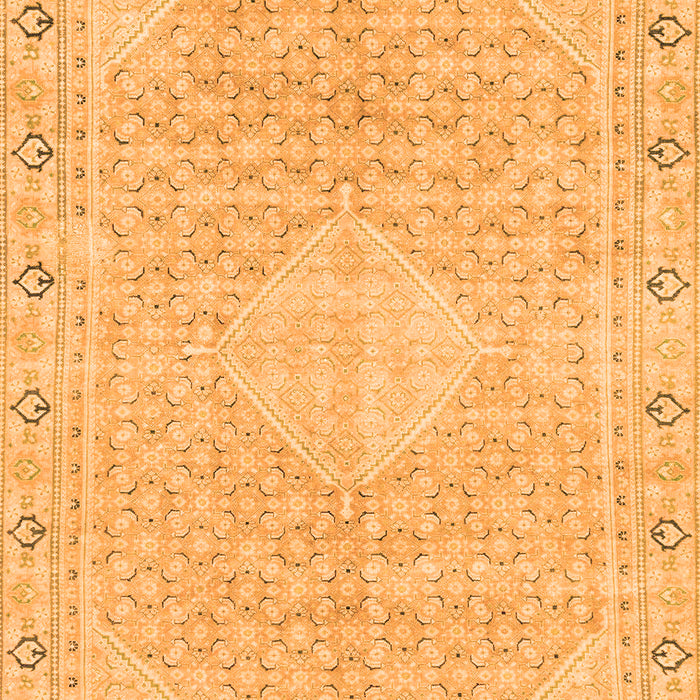 Abstract Orange Modern Rug, abs2150org