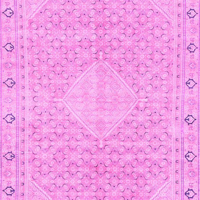 Machine Washable Abstract Pink Modern Rug, wshabs2150pnk