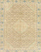 Machine Washable Abstract Brown Gold Rug, wshabs2150