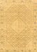 Abstract Brown Modern Rug, abs2150brn