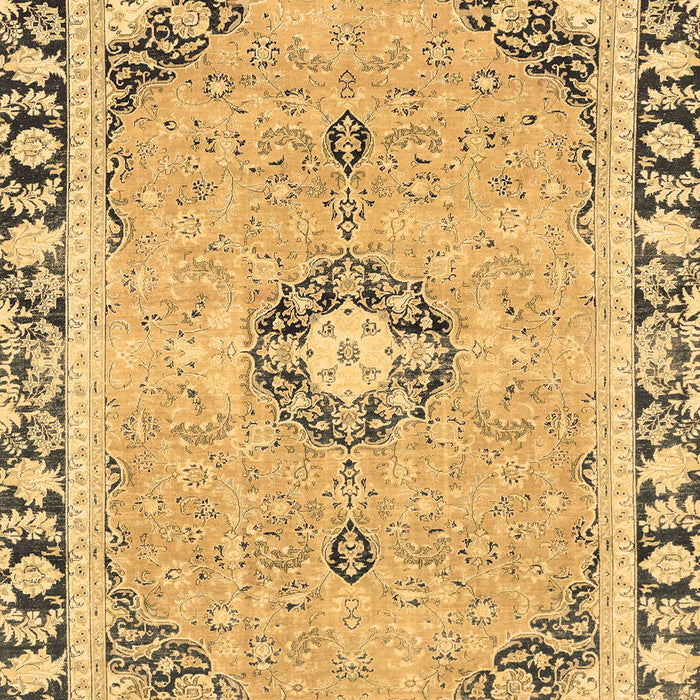 Machine Washable Abstract Brown Modern Rug, wshabs2151brn